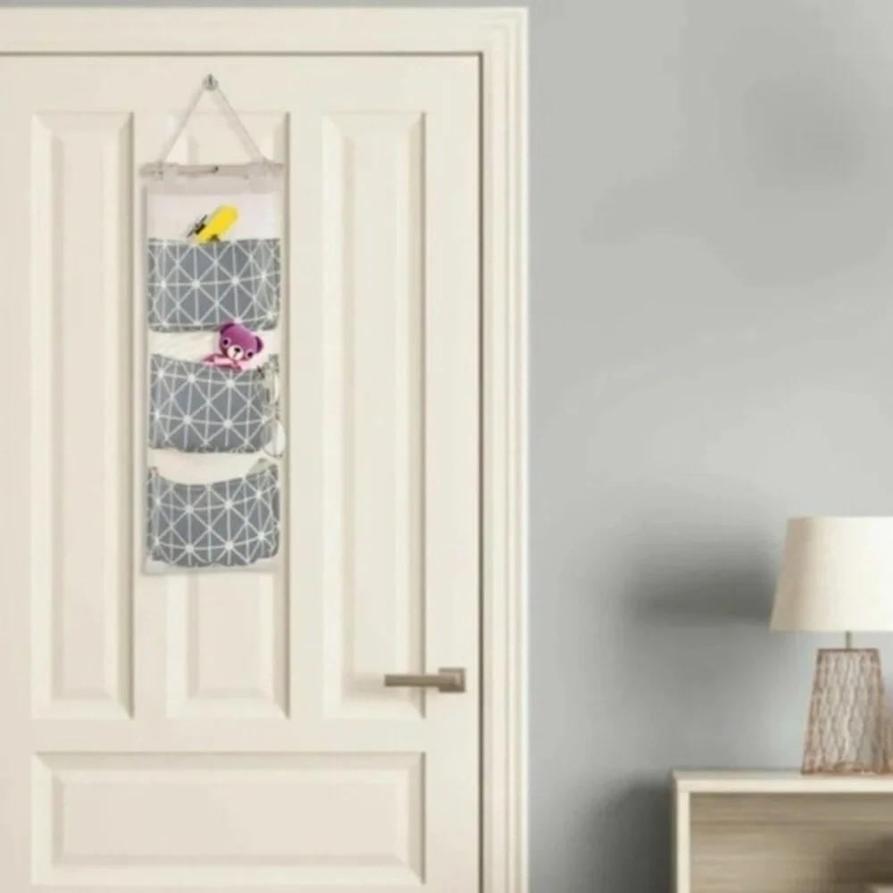 Set of 3 Wall Hanging Storage Bag Organizers - Picture 6 of 7